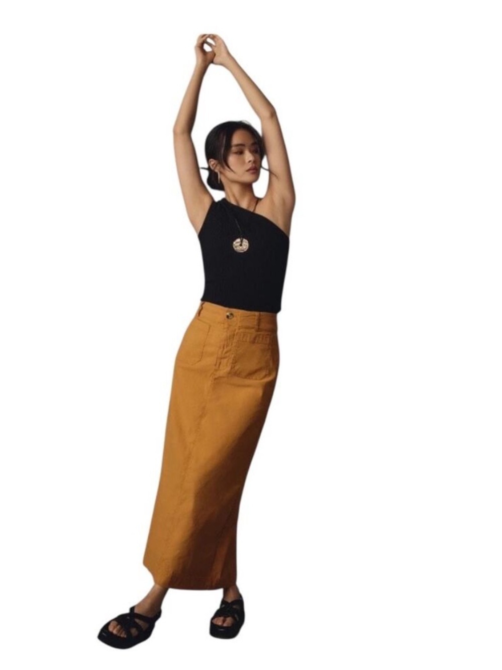 Anthropologie Maeve Colette Maxi Skirt xlarge